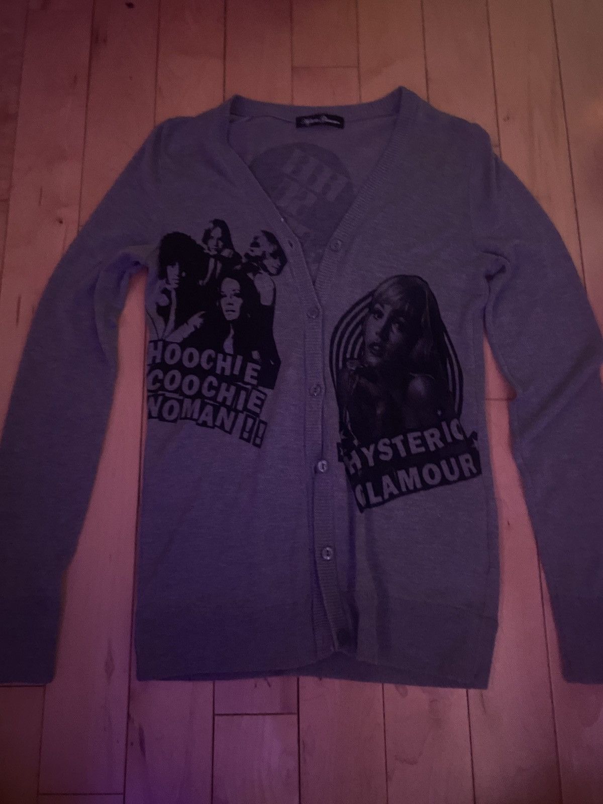 Hysteric Glamour Hysteric Glamour grey cardigan Size S / US 4 / IT 40 - 1 Thumbnail