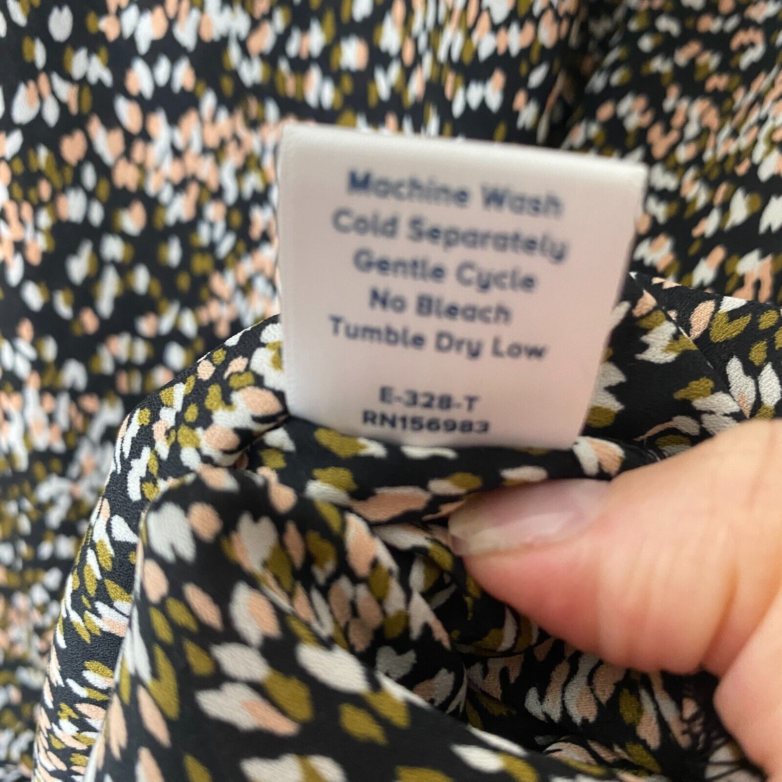 Other Allison Joy Black Multi Print Halter Sleeveless Tank Blouse Size XS / US 0-2 / IT 36-38 - 7 Thumbnail