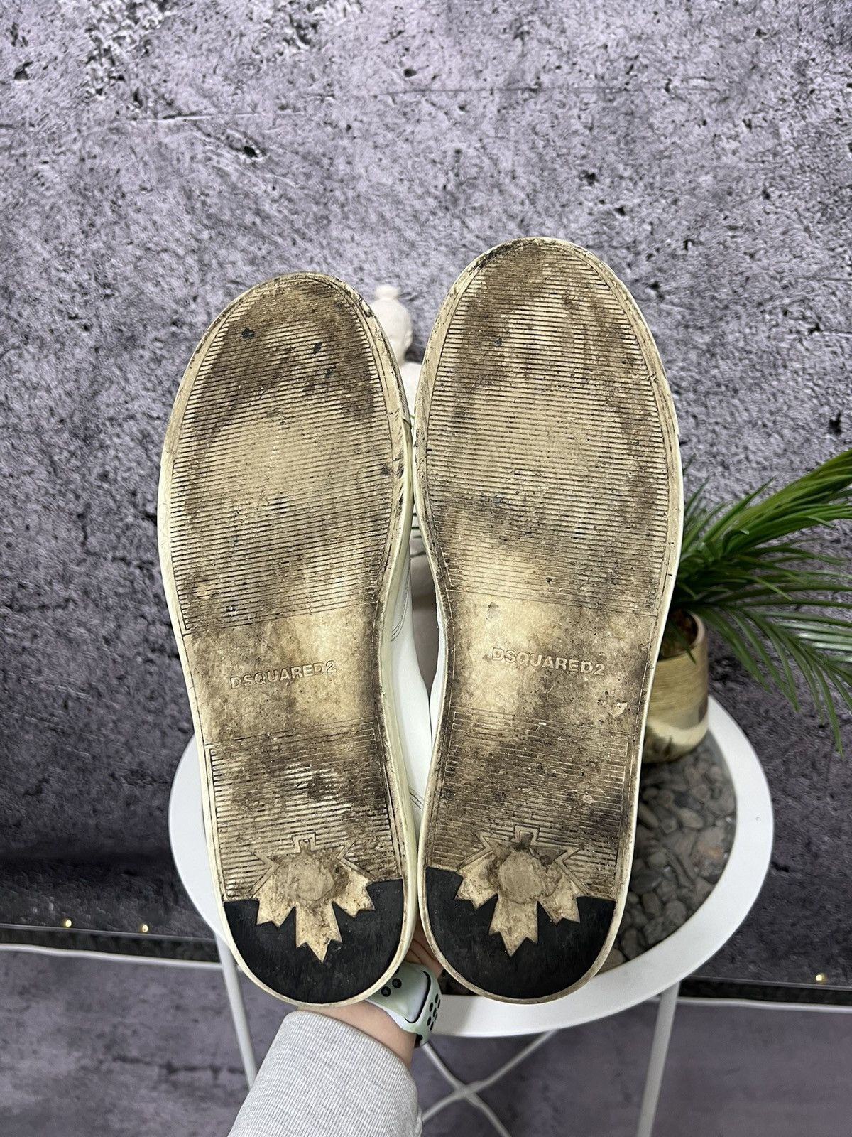 Dsquared2 Dsquared2 maple gym low top white sneakers Size US 9 / EU 42 - 5 Thumbnail