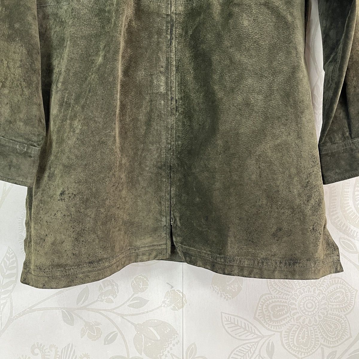 Ralph Lauren Vintage Ralph Lauren Sick Suede Green Light Jacket Size US M / EU 48-50 / 2 - 11 Thumbnail