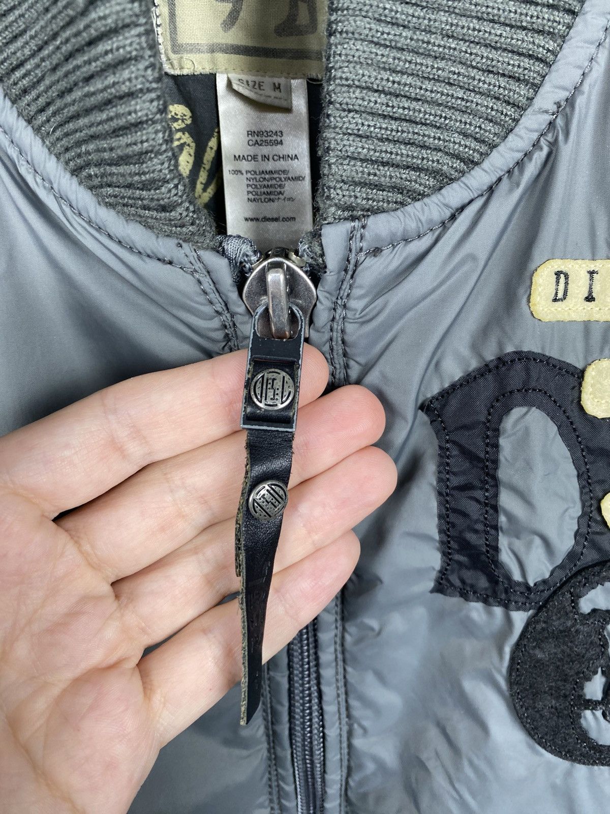 Diesel × Vintage Vintage Diesel 00s Bomber Jacket Men Y2K size M Size US M / EU 48-50 / 2 - 5 Thumbnail