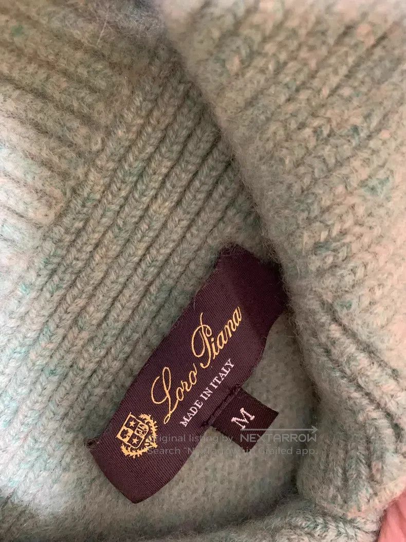 Loro Piana Loro Piana Cashmere Sweater, Mixed Flower Green Size M / US 6-8 / IT 42-44 - 3 Thumbnail