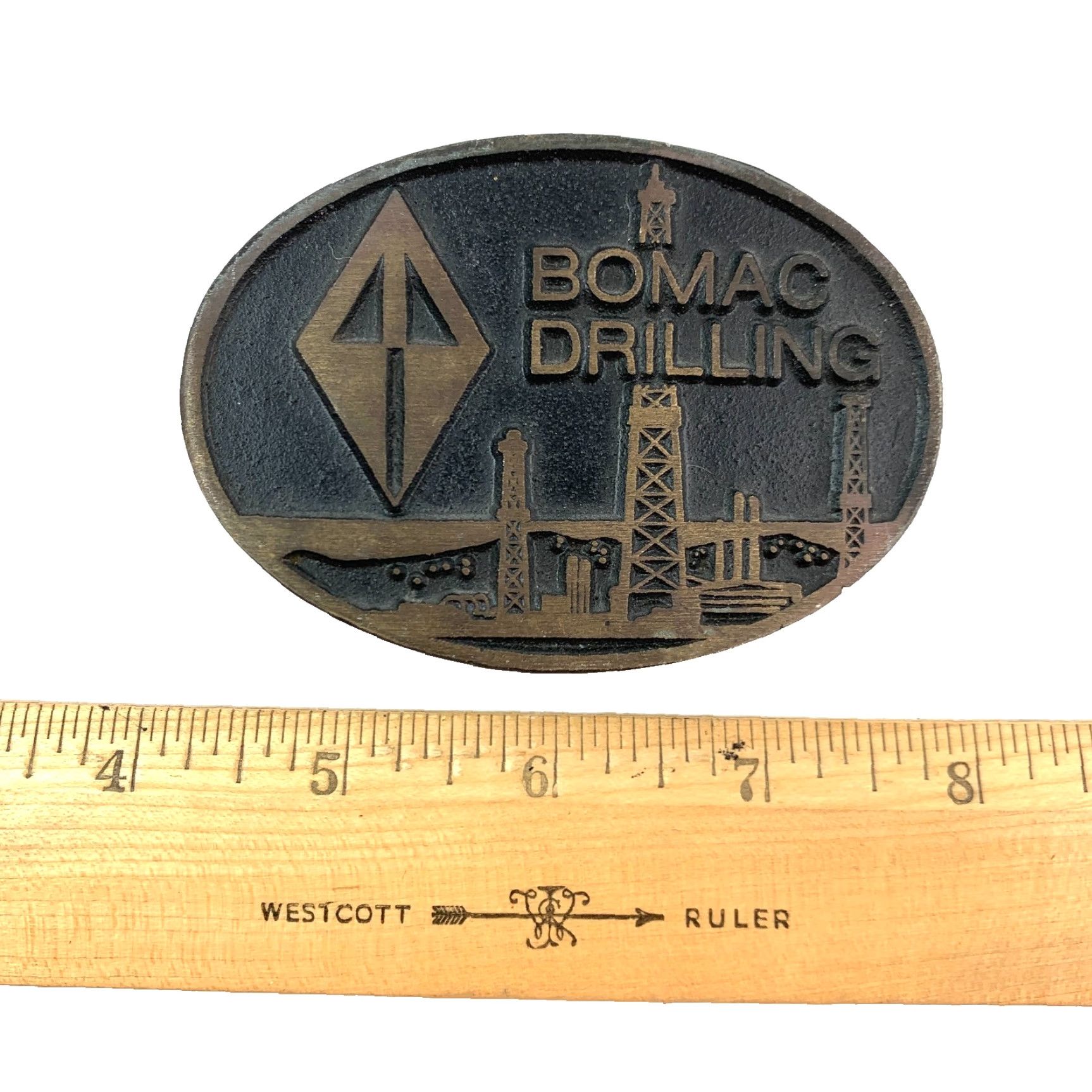 Vintage VINTAGE DynaBuckle Belt Buckle Men Western Buckle Bronze Metal Hardware Provo Utah DynaBuckle Size ONE SIZE - 5 Thumbnail