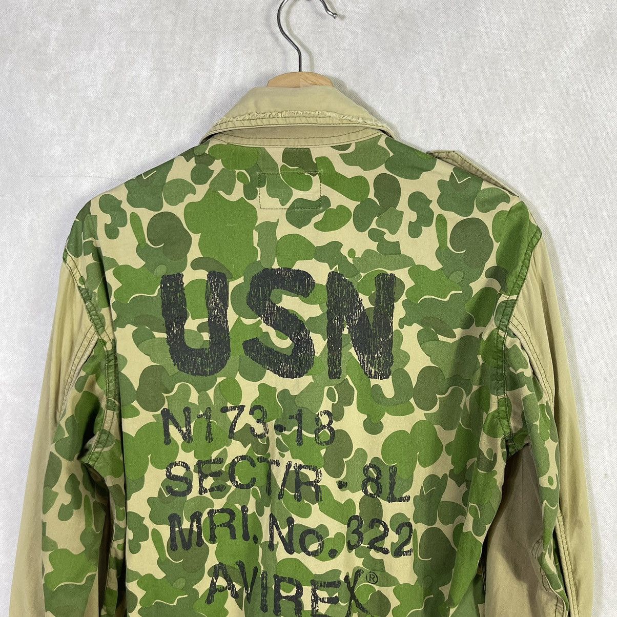 Avirex Rare! USN Avirex Camo Army Shirt Size US L / EU 52-54 / 3 - 6 Thumbnail