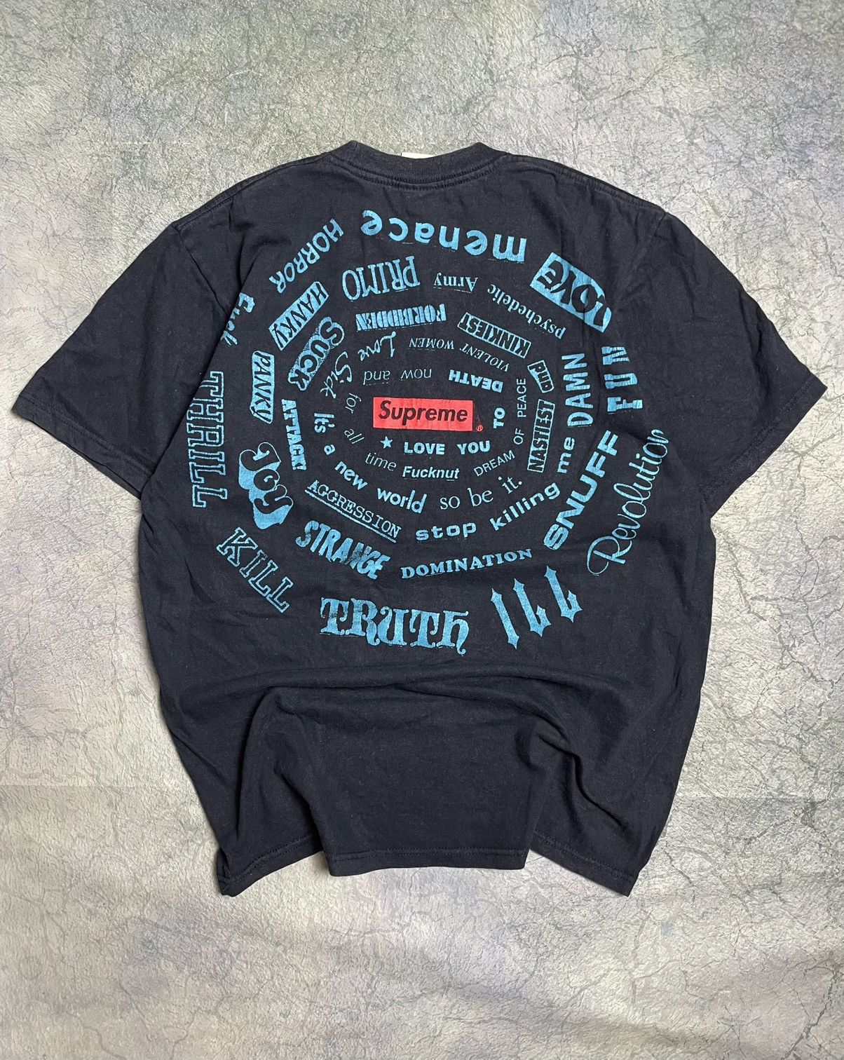 Supreme Supreme spiral tee Size US M / EU 48-50 / 2 - 2 Thumbnail