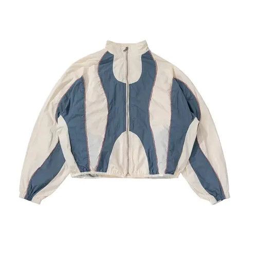 VIBE Patchwork Nylon Hombre Oversized Loose Jacket y2k Size US L / EU 52-54 / 3 - 1 Thumbnail