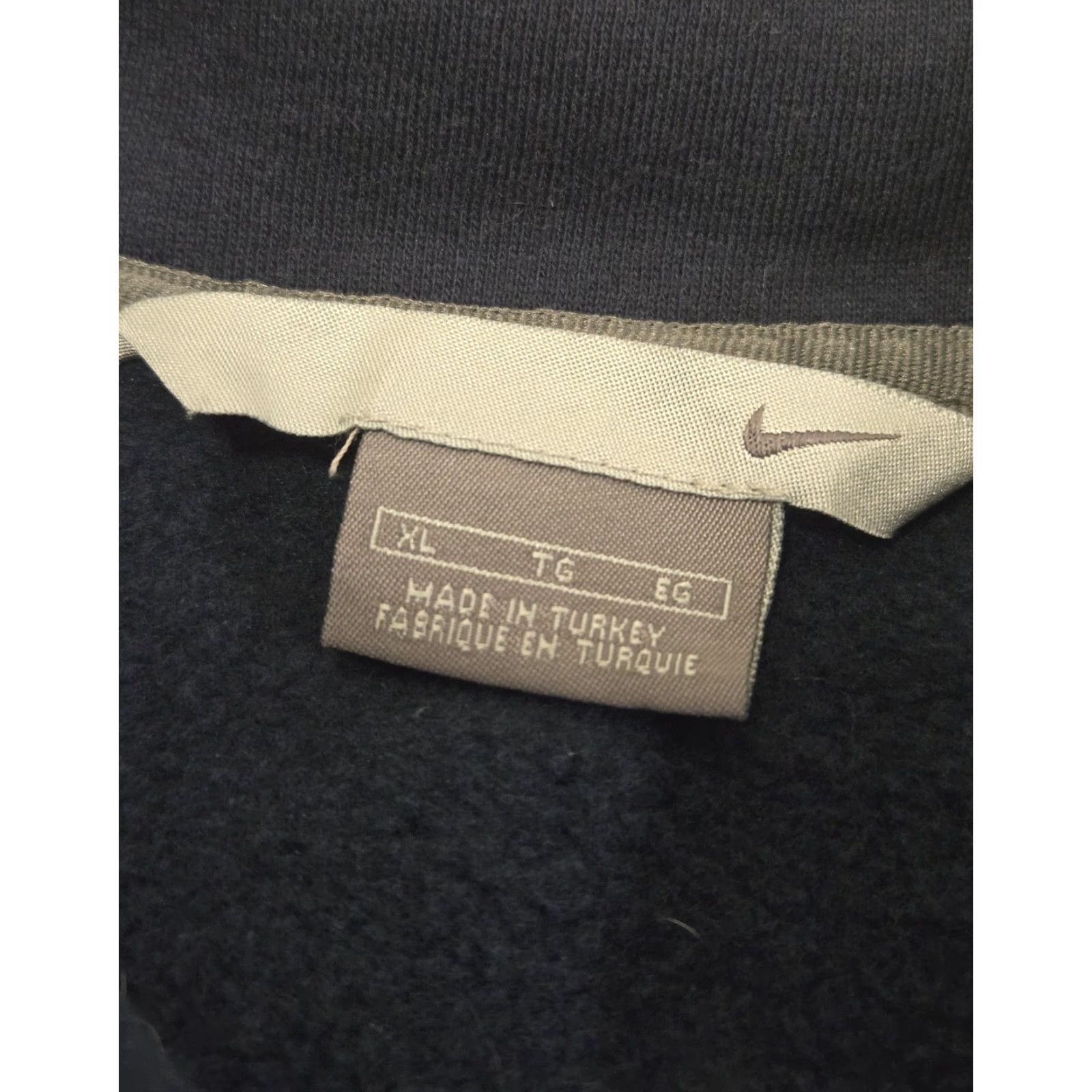 Nike Nike Sweatshirt Mens XL Blue 1/4 Zip Fleece Pullover Swoosh Logo Size US XL / EU 56 / 4 - 5 Thumbnail