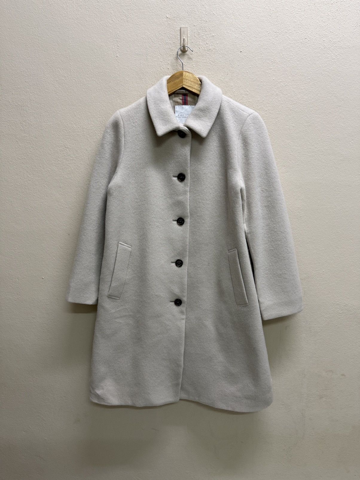 Mackintosh Mackintosh Philosophy Wool Beaver Coat Size M / US 6-8 / IT 42-44 - 23 Thumbnail
