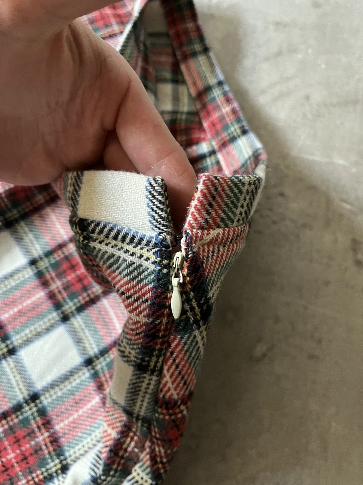 Yohji Yamamoto Y's Yohji Yamamoto wool checke skirt multicolor Size 28" / US 6 / IT 42 - 7 Thumbnail