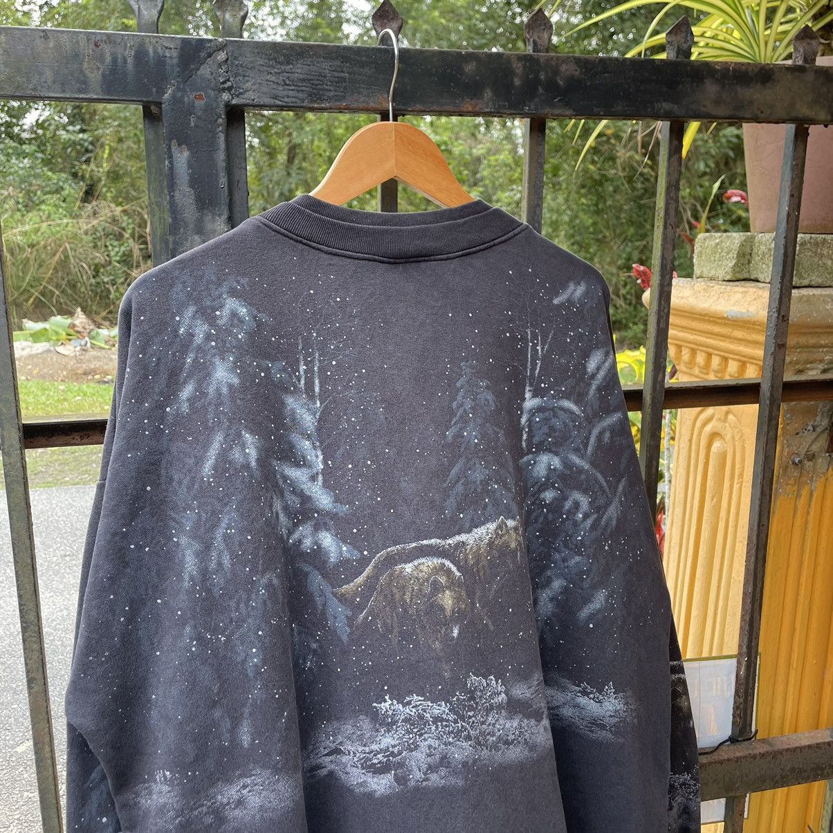 Habitat × Vintage 🔥Vintage 90s Habitat The Lone Wolf Big Logo Sweatshirts Size US XL / EU 56 / 4 - 3 Thumbnail