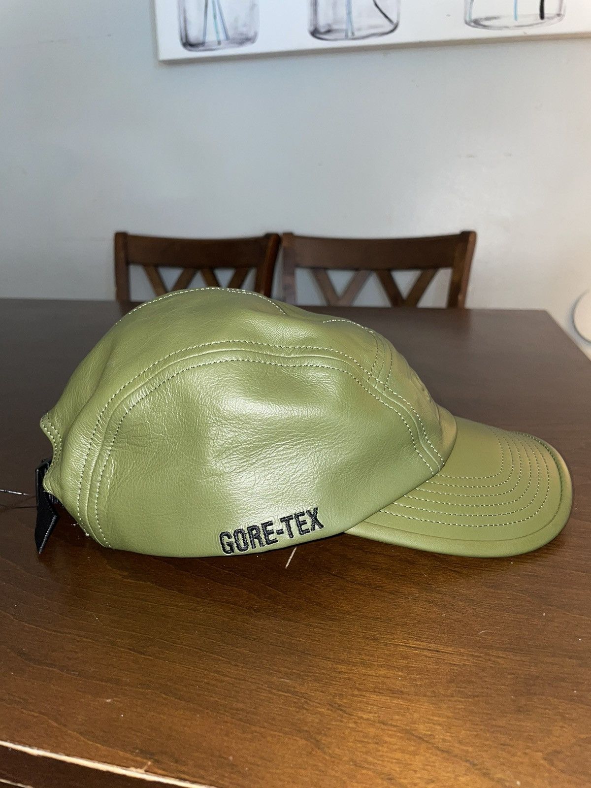 Goretex × Supreme Supreme X GoreTex Leather Camp Cap Size ONE SIZE - 2 Thumbnail