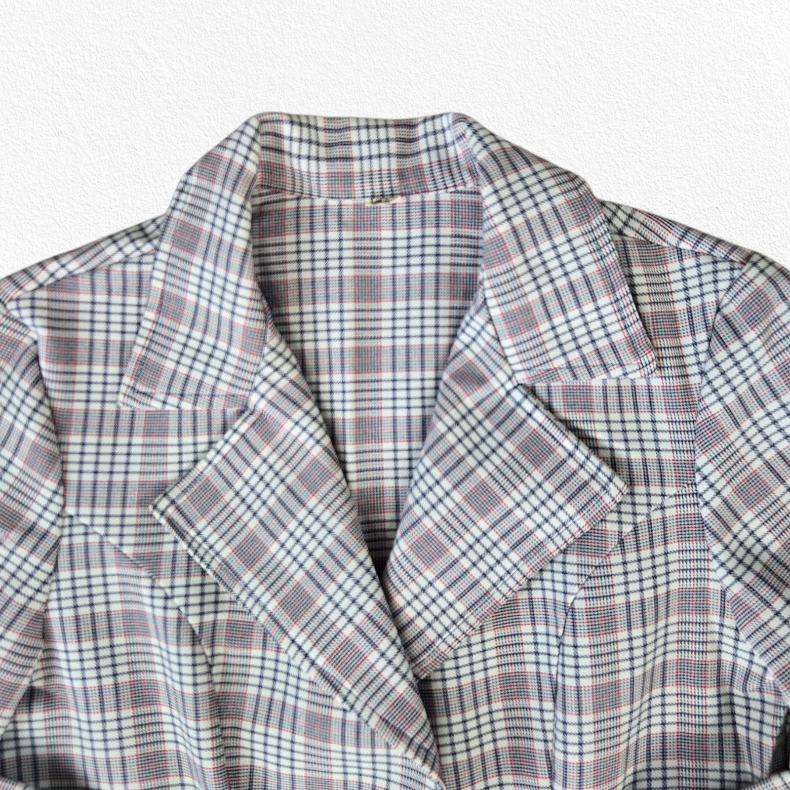 Vintage 1960s Mod Plaid Tailored Blazer Size 4 Size S / US 4 / IT 40 - 3 Thumbnail