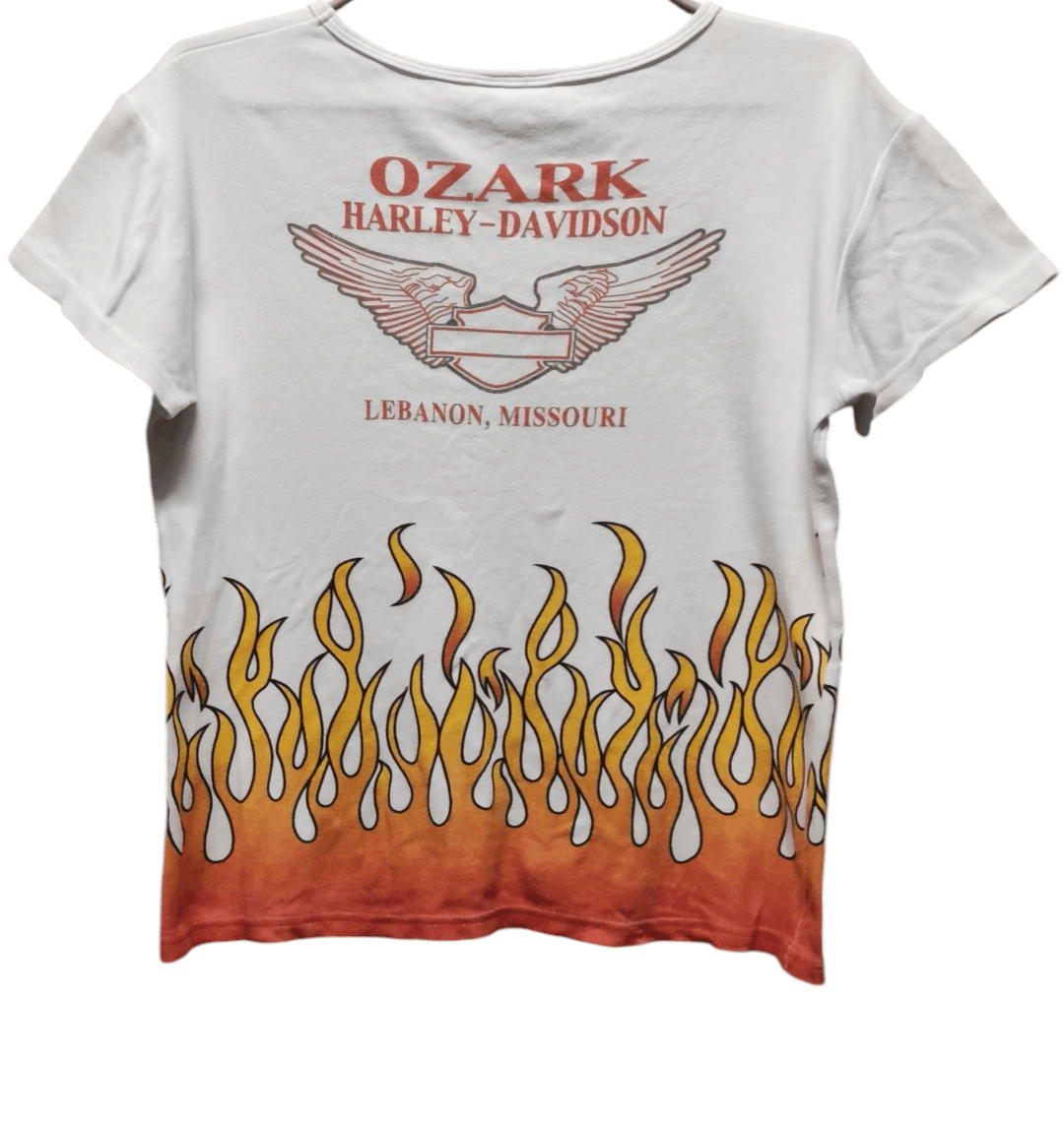 Harley Davidson × Vintage Vintage y2k 2001 Harley Davidson Tee Size L / US 10 / IT 46 - 2 Thumbnail
