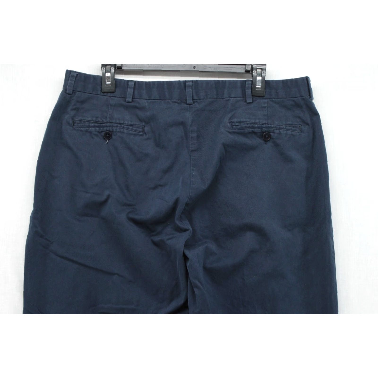 Polo Ralph Lauren Polo Ralph Lauren Pants Men 36x31 Blue Flat Front Chino Trousers Vintage Preppy City Classic 90s Mens Size US M / EU 48-50 / 2 - 6 Thumbnail