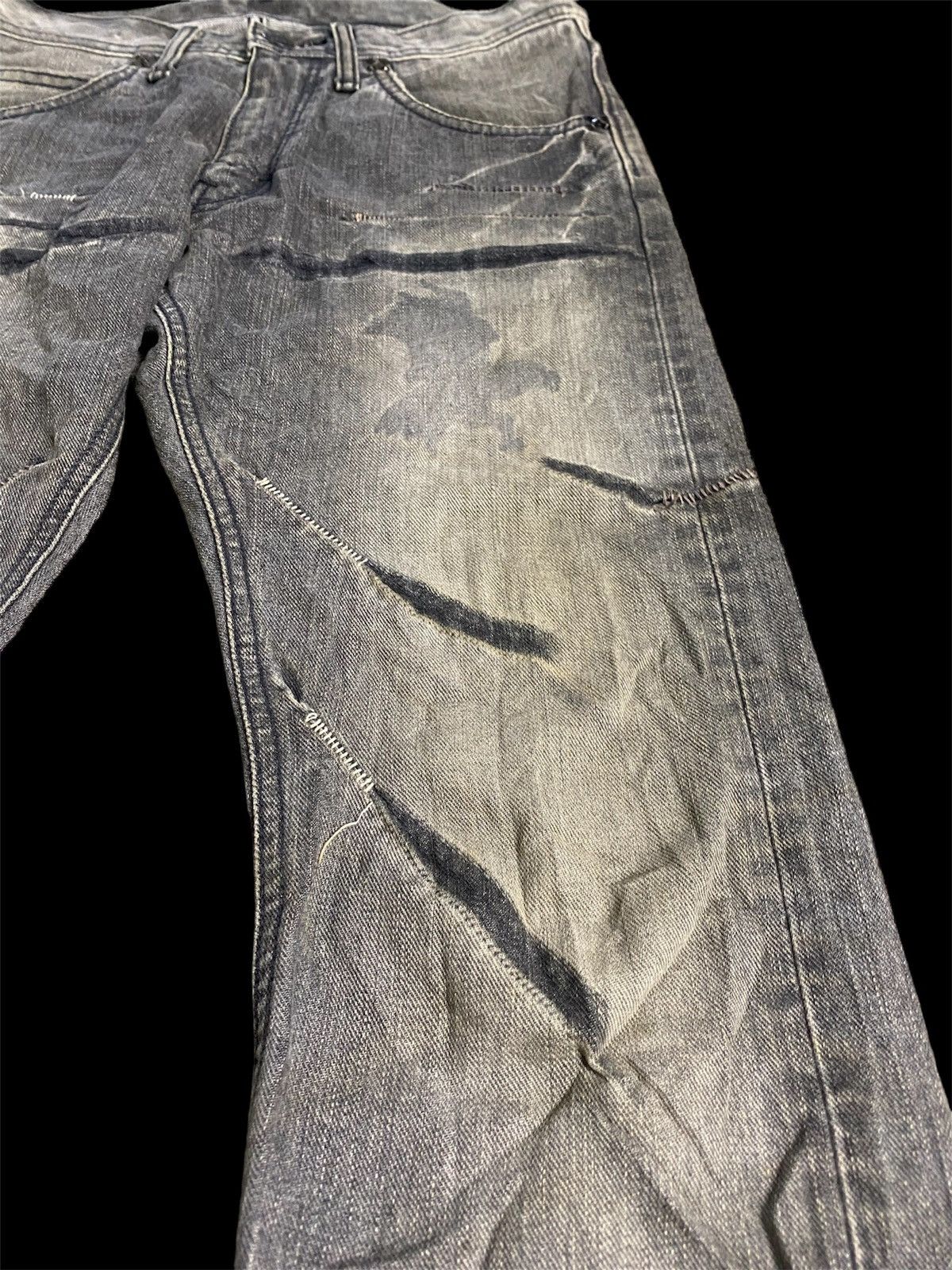 If Six Was Nine × Lee VINTAGE 90’s LEE RIDERS DISTRESED PUNK DENIM JEANS Size US 31 - 5 Thumbnail
