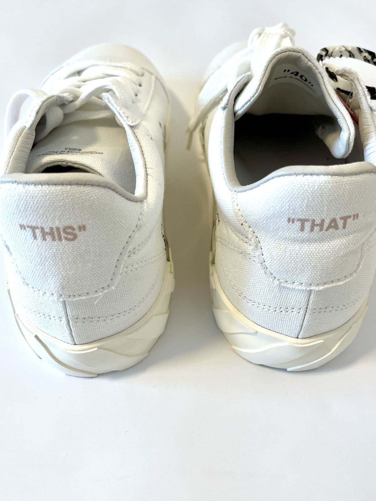 Off-White OFF-WHITE Vulc Low Eco Canvas White Pink FW21 Size US 10 / IT 40 - 5 Thumbnail