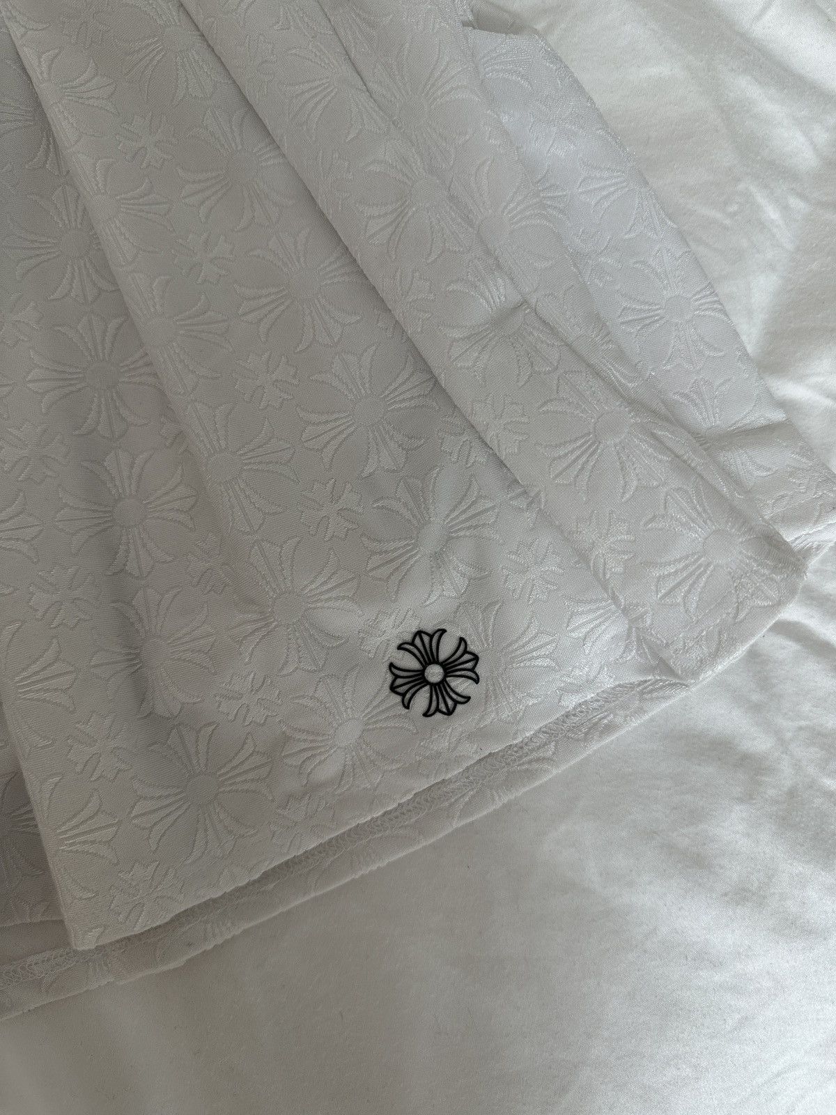 Chrome Hearts Chrome Heart Mini Horseshoe White Pleated Skirt Size Large Size L / US 10 / IT 46 - 3 Thumbnail
