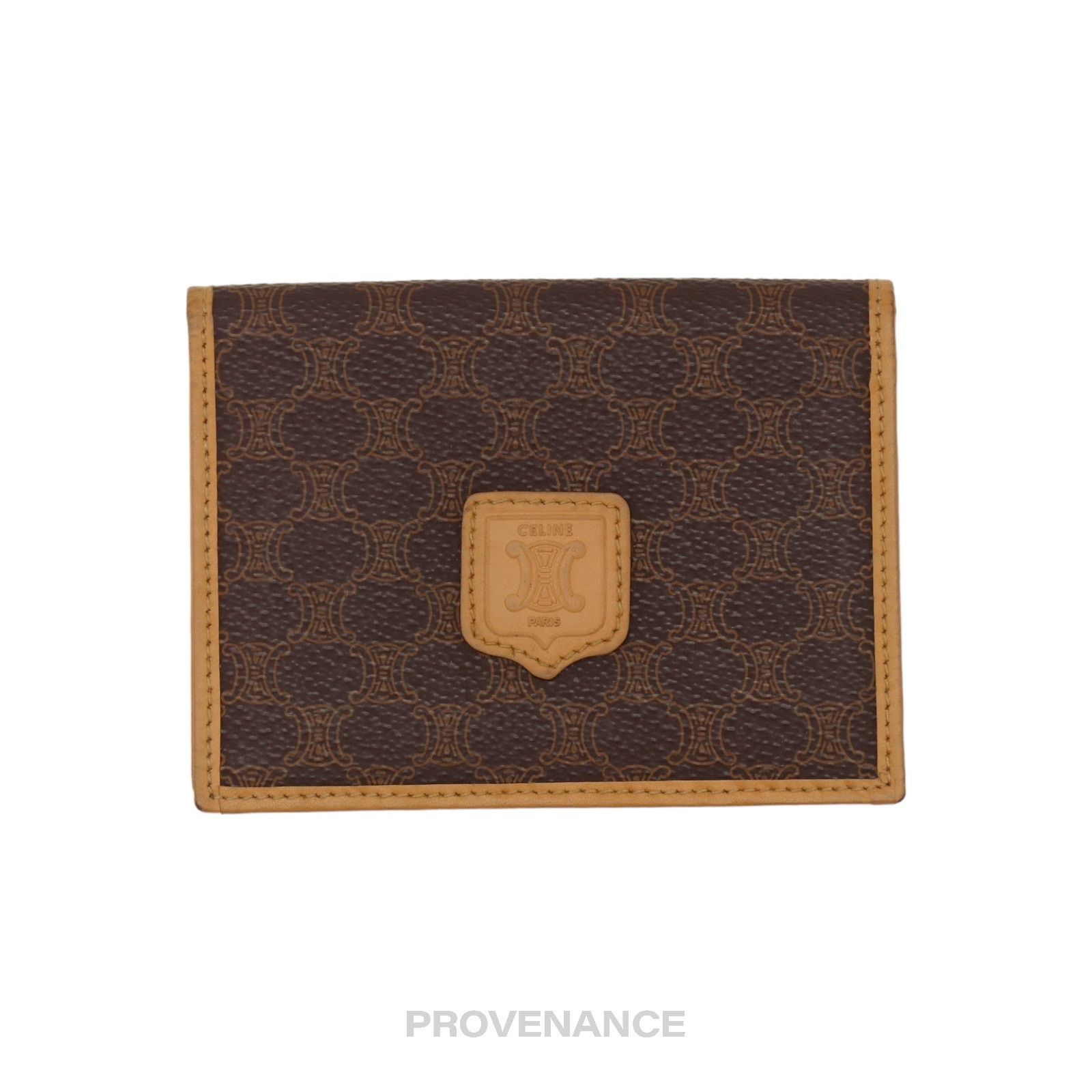 Celine 🔴 Celine Pocket Organizer Wallet - Macadam Triomphe Size ONE SIZE - 1 Thumbnail