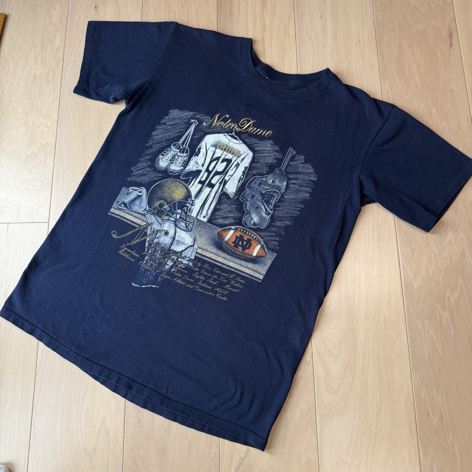 Nutmeg Vintage Notre Dame Fighting Irish Shirt L Navy 90s Nutmeg Size US L / EU 52-54 / 3 - 8 Thumbnail
