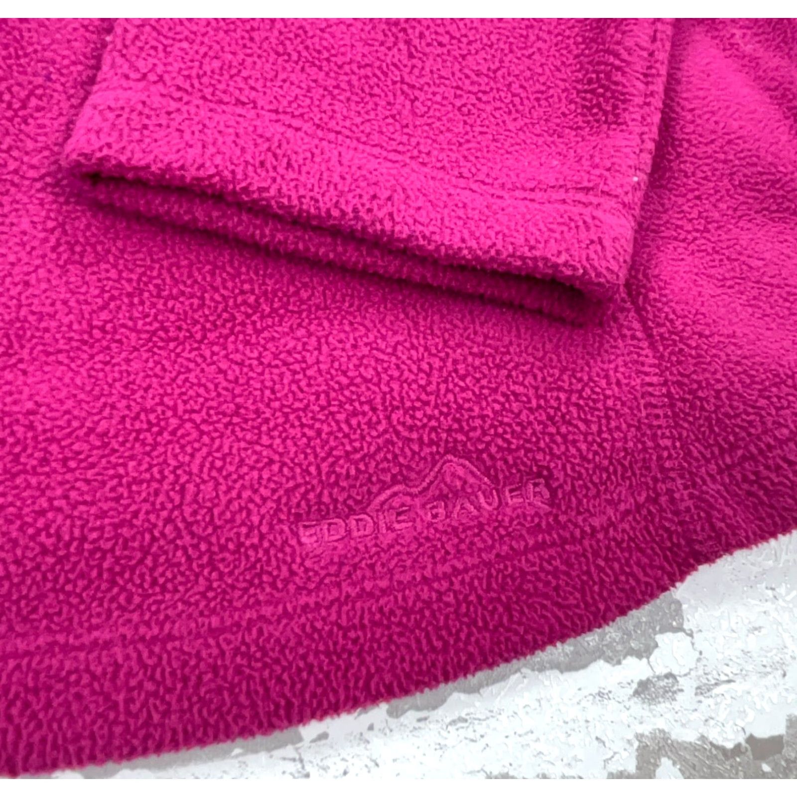 Eddie Bauer Eddie Bauer Women Medium Pink Fleece Jacket Layer Top Quarter Zip Size M / US 6-8 / IT 42-44 - 5 Thumbnail