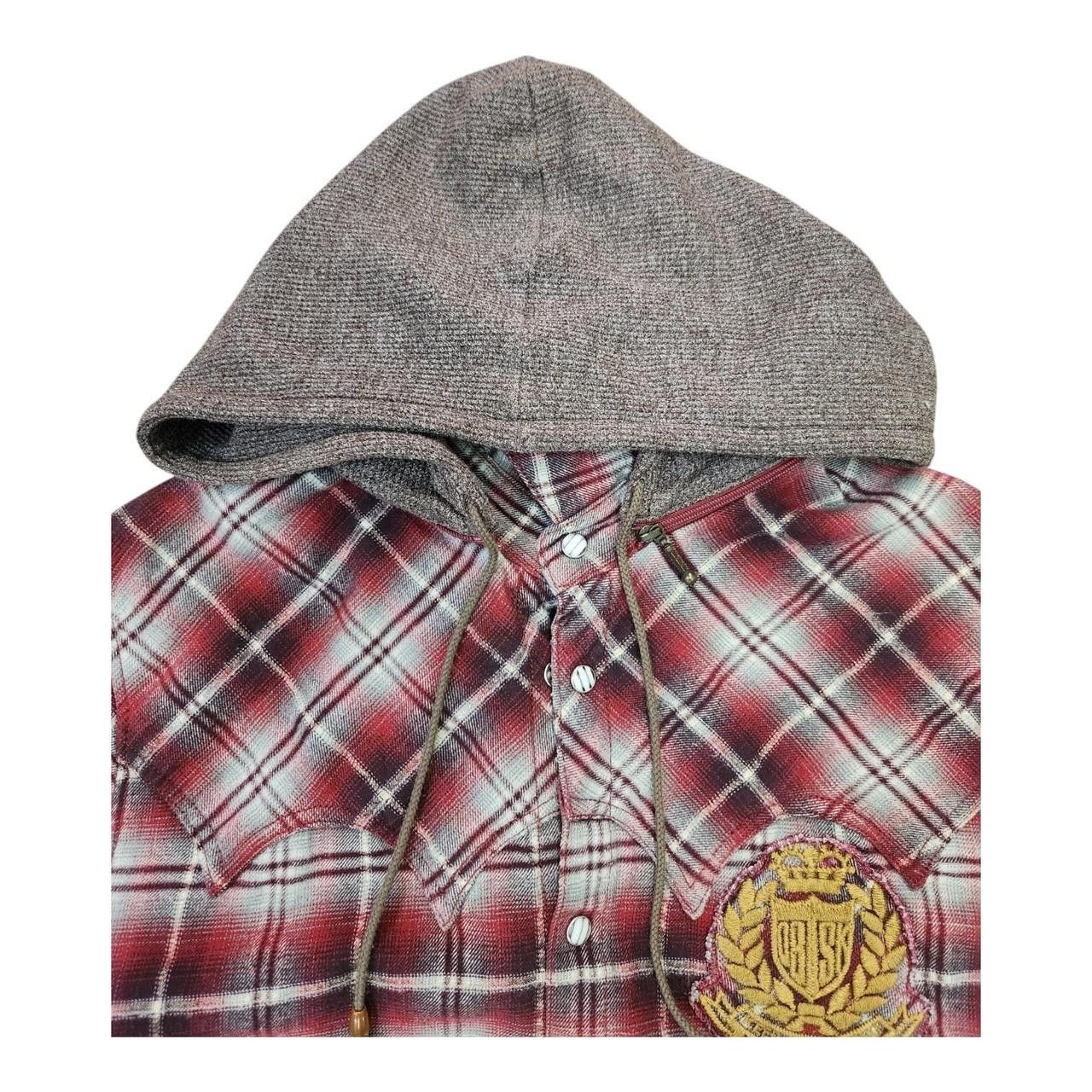Obelisk Obelisk Removable Hood Plaid Shirt Size US M / EU 48-50 / 2 - 7 Thumbnail