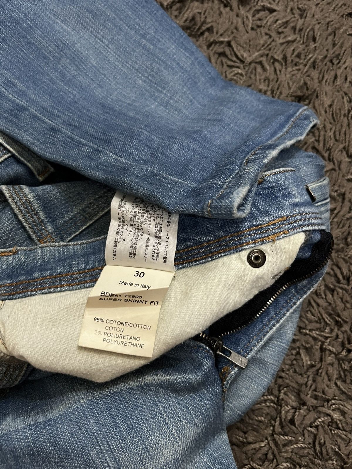 Neil Barrett 2000s skinny stretch side-zip #H4 Size 30" / US 8 / IT 44 - 7 Thumbnail