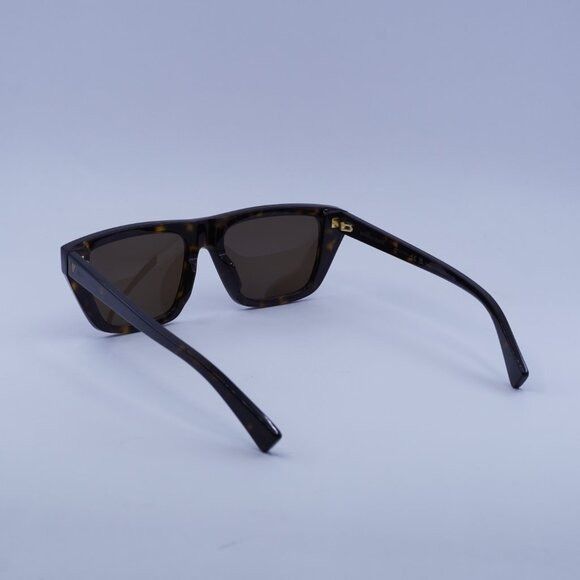Bottega Veneta Bottega Veneta BV1291S 002 Sunglasses Havana Rectangle Frame Size ONE SIZE - 6 Thumbnail