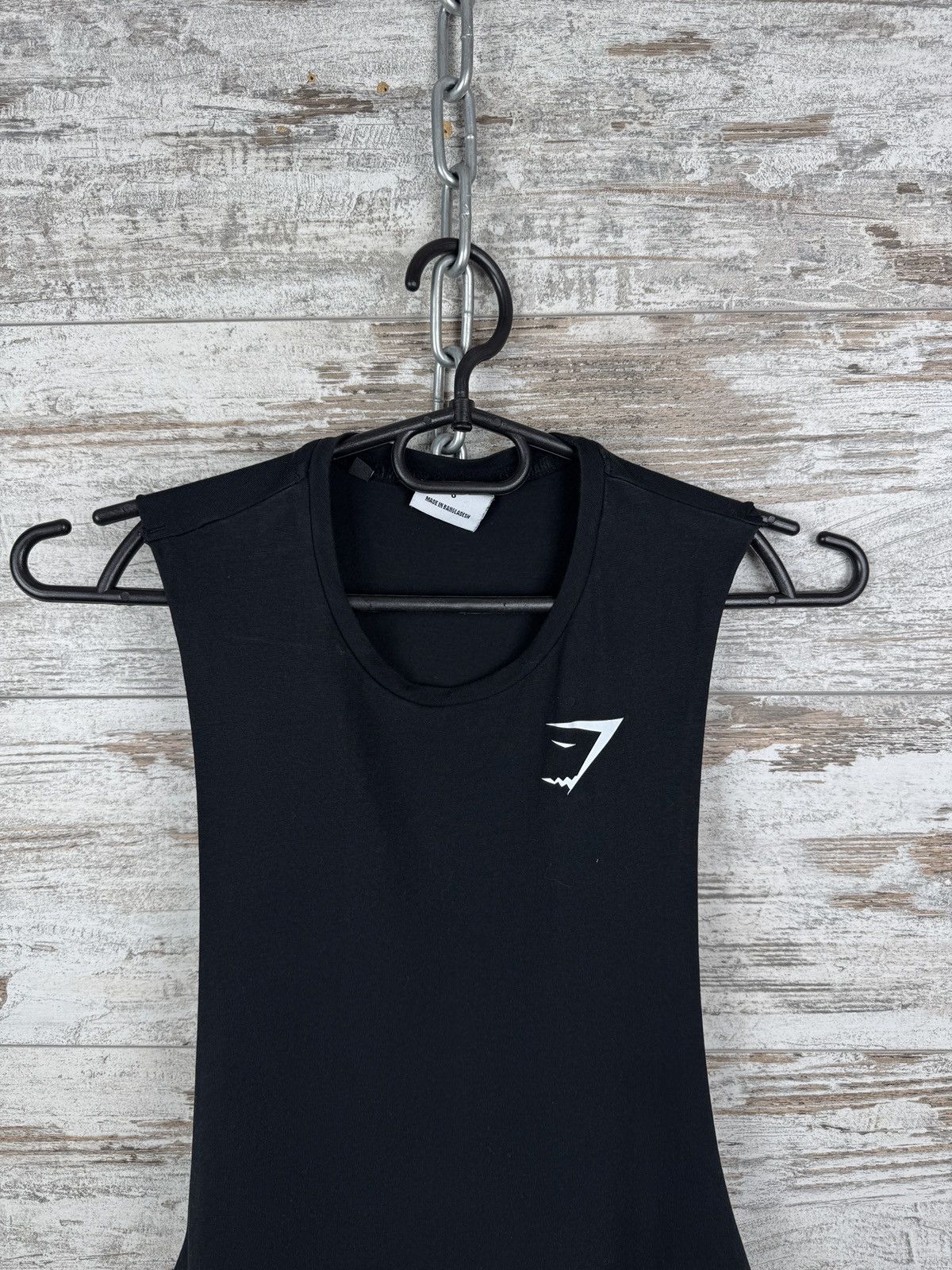 Gymshark Mens Gymshark critical drop arm tank top t-shirt onyx tee Size US S / EU 44-46 / 1 - 2 Thumbnail
