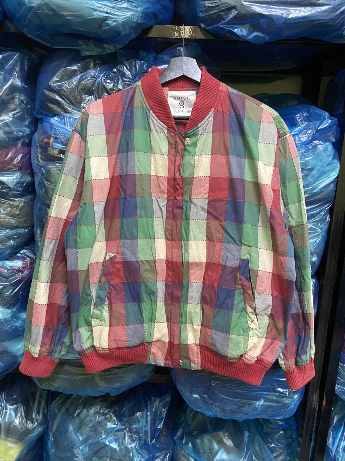 Japanese Brand VINTAGE SUIVI PATCHWORK JACKET Size US M / EU 48-50 / 2 - 1 Thumbnail