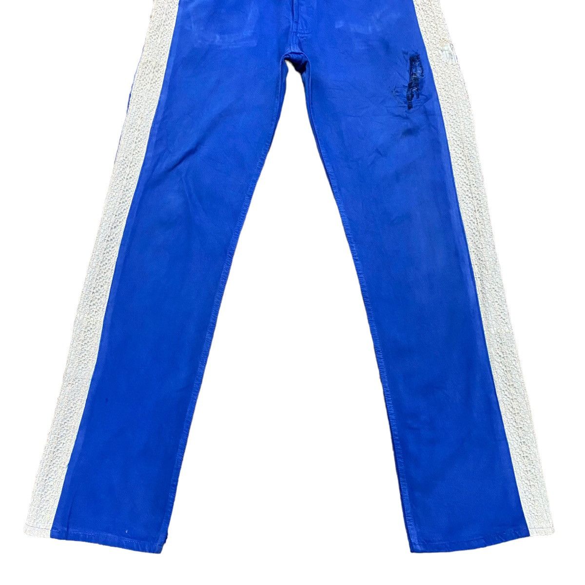 Needles Levis Sample Rebuild Lace Sidetape Jeans Royal Blue Size US 32 / EU 48 - 7 Thumbnail