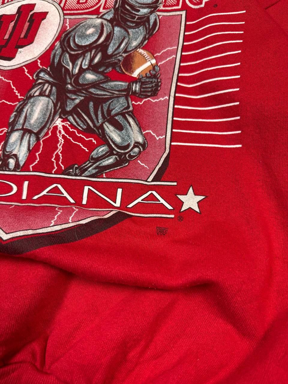Vintage Vintage 90s Indiana Hoosiers Tultex Red Sweatshirt Size US M / EU 48-50 / 2 - 5 Thumbnail