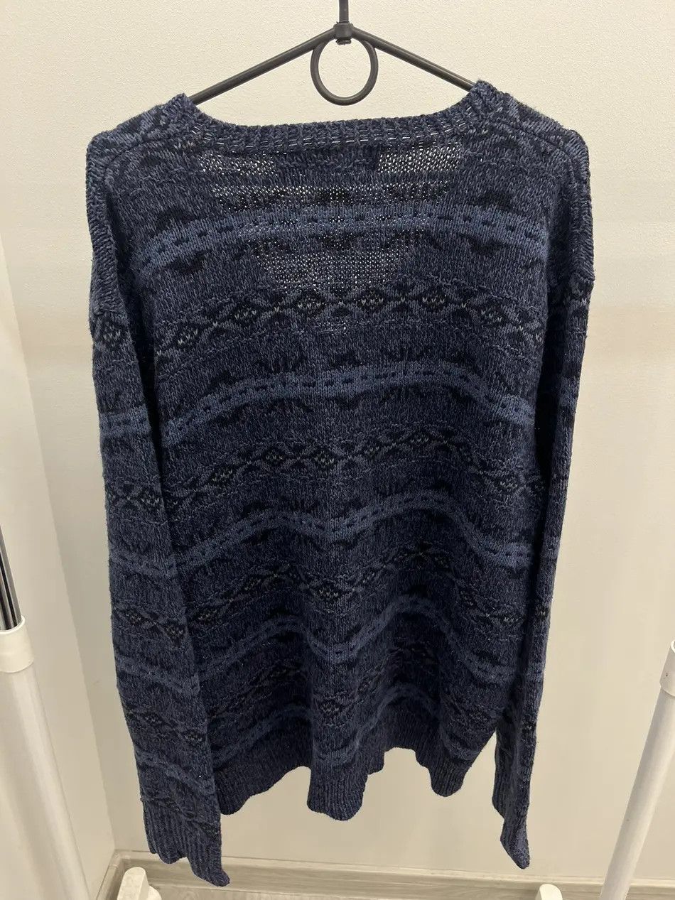 Polo Ralph Lauren Polo Ralph Lauren Navajo Aztec V-neck Tussah Silk Sweater Size US L / EU 52-54 / 3 - 2 Thumbnail