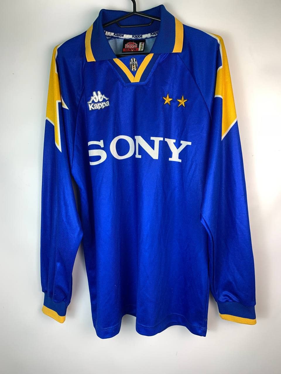 Kappa × Vintage JUVENTUS 1995 1996 AWAY FOOTBALL SHIRT SOCCER JERSEY Size US L / EU 52-54 / 3 - 1 Thumbnail