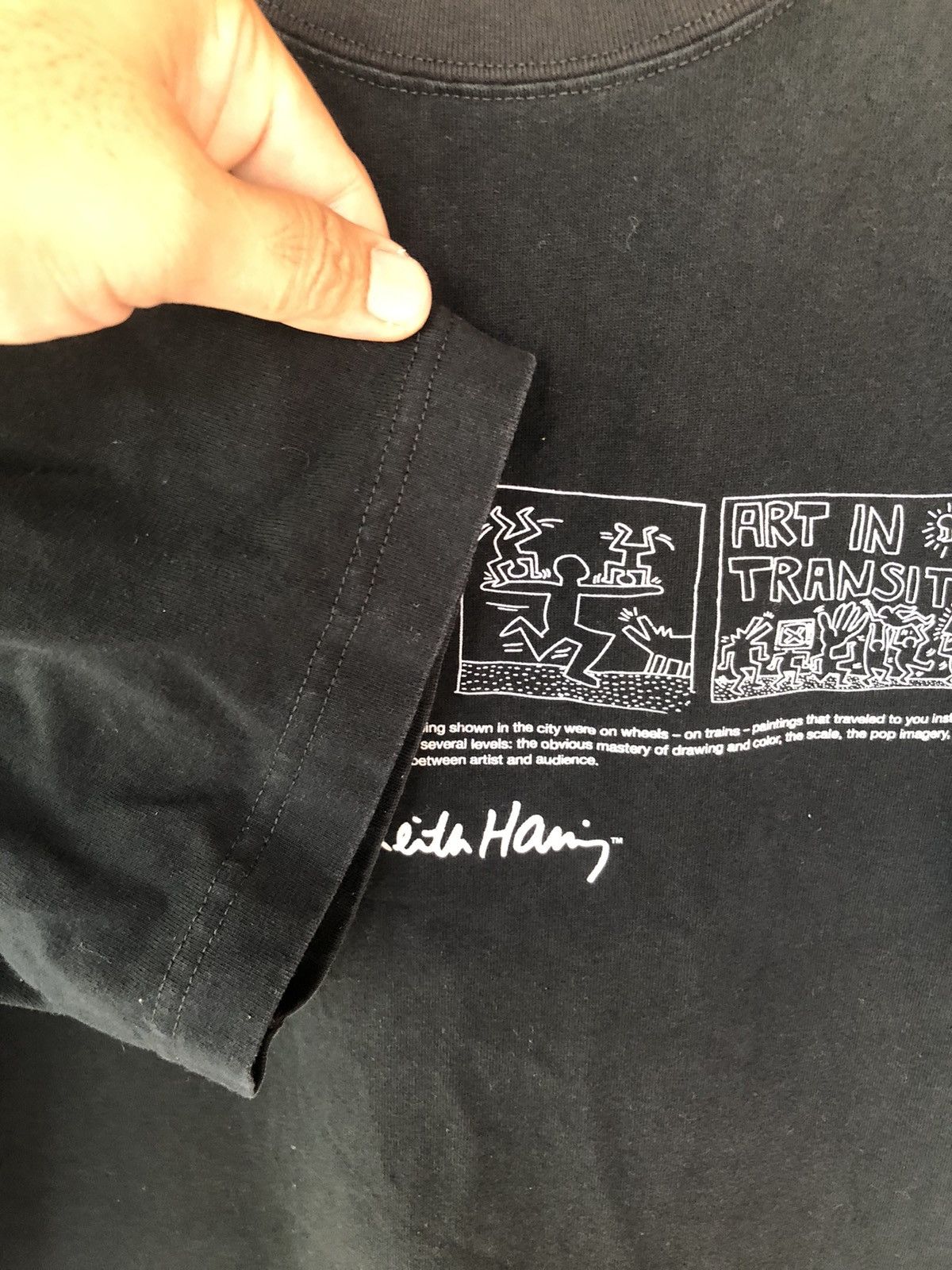 Keith Haring Vintage Keith Haring Photo Tee Shirt Size US M / EU 48-50 / 2 - 3 Thumbnail