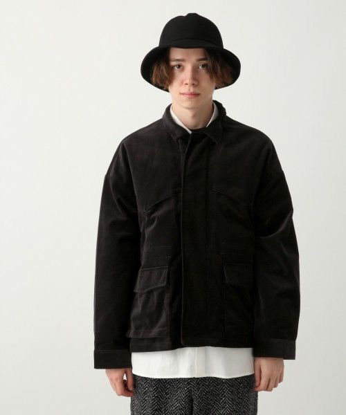 Beams Plus HARE Velvet Military Blouson Black Size US M / EU 48-50 / 2 - 8 Thumbnail