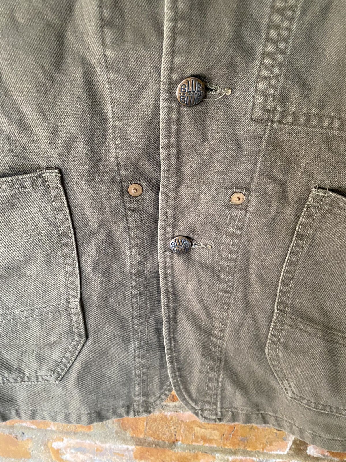 Blue Blue Japan 1990s 🔥 Blue Blue Japan Hr Market olive brown twill jacket Size US M / EU 48-50 / 2 - 8 Thumbnail