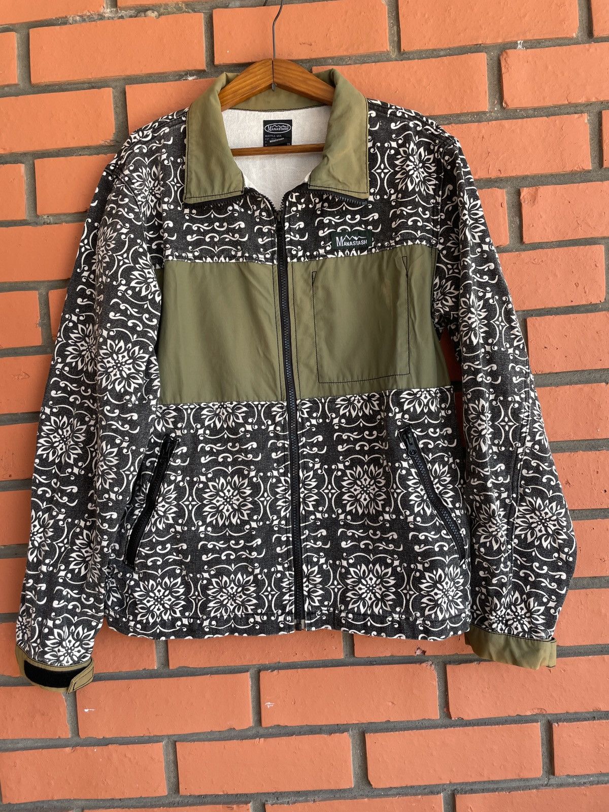 Hoodlamb Manatash Seattle 1993 Floral pop-Art Abstract Hemp Jacket Size US S / EU 44-46 / 1 - 2 Thumbnail