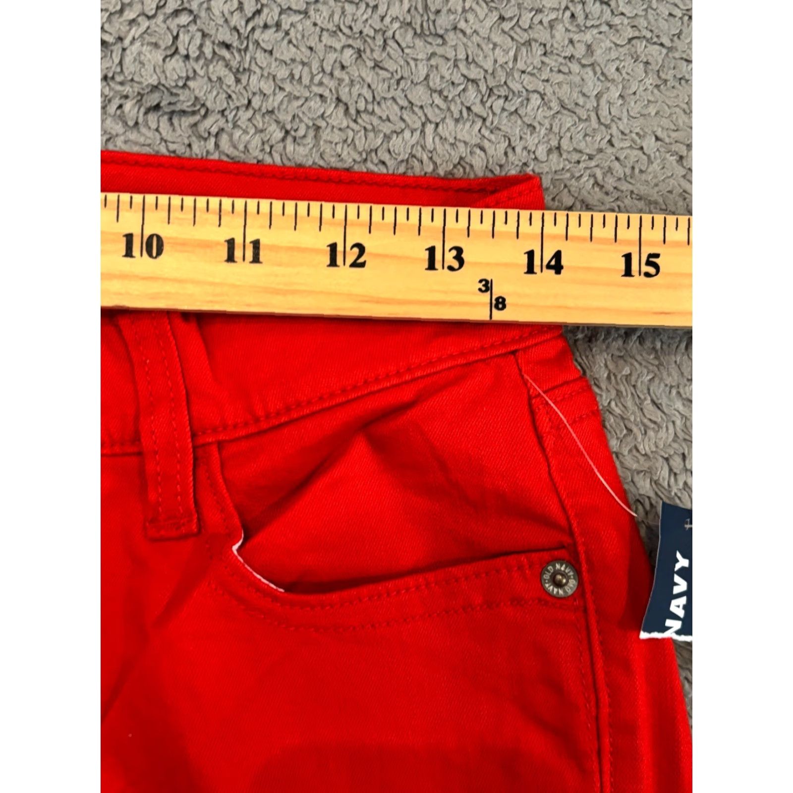 Old Navy Old Navy Jeans Womens 6R Red Rockstar Super Skinny Stretch Casual Pants Size 28" / US 6 / IT 42 - 3 Thumbnail