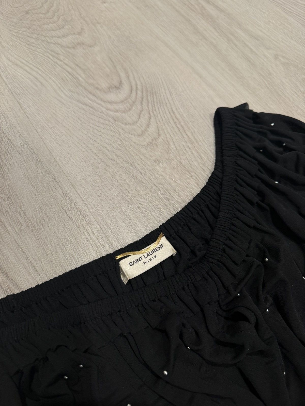 Saint Laurent Paris s/s 2017 nwt silk studded blouse!! Size US S / EU 44-46 / 1 - 6 Thumbnail