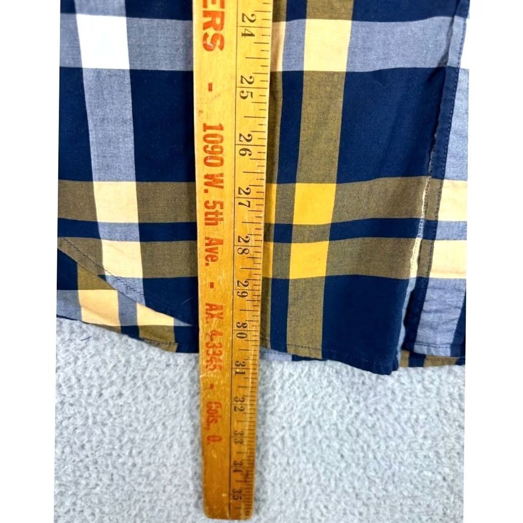 J.Crew J.CREW Shirt Mens Large Yellow Plaid Tartan Button-Up Long Sleeve Button-Down Collar Casual Size US L / EU 52-54 / 3 - 7 Thumbnail