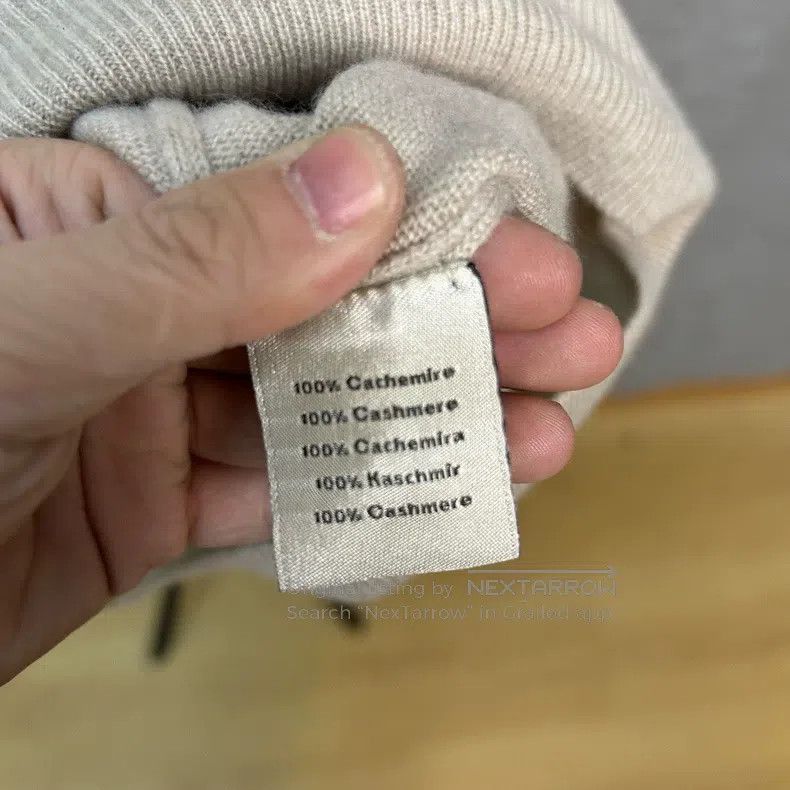 Hermes Hermes Cashmere Pullover Sweater, Size S, with Contrast Co Size S / US 4 / IT 40 - 4 Thumbnail