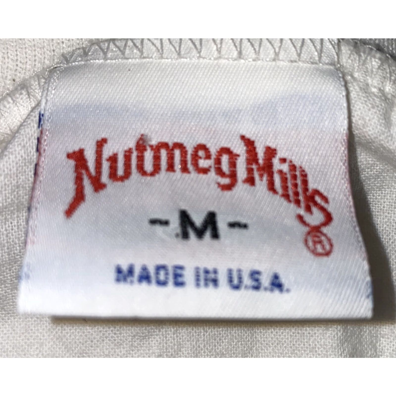 Nutmeg VINTAGE Nutmeg Mills Mens T-Shirt White Charlie Brown Short Sleeve Size M USA Made Size US M / EU 48-50 / 2 - 5 Thumbnail