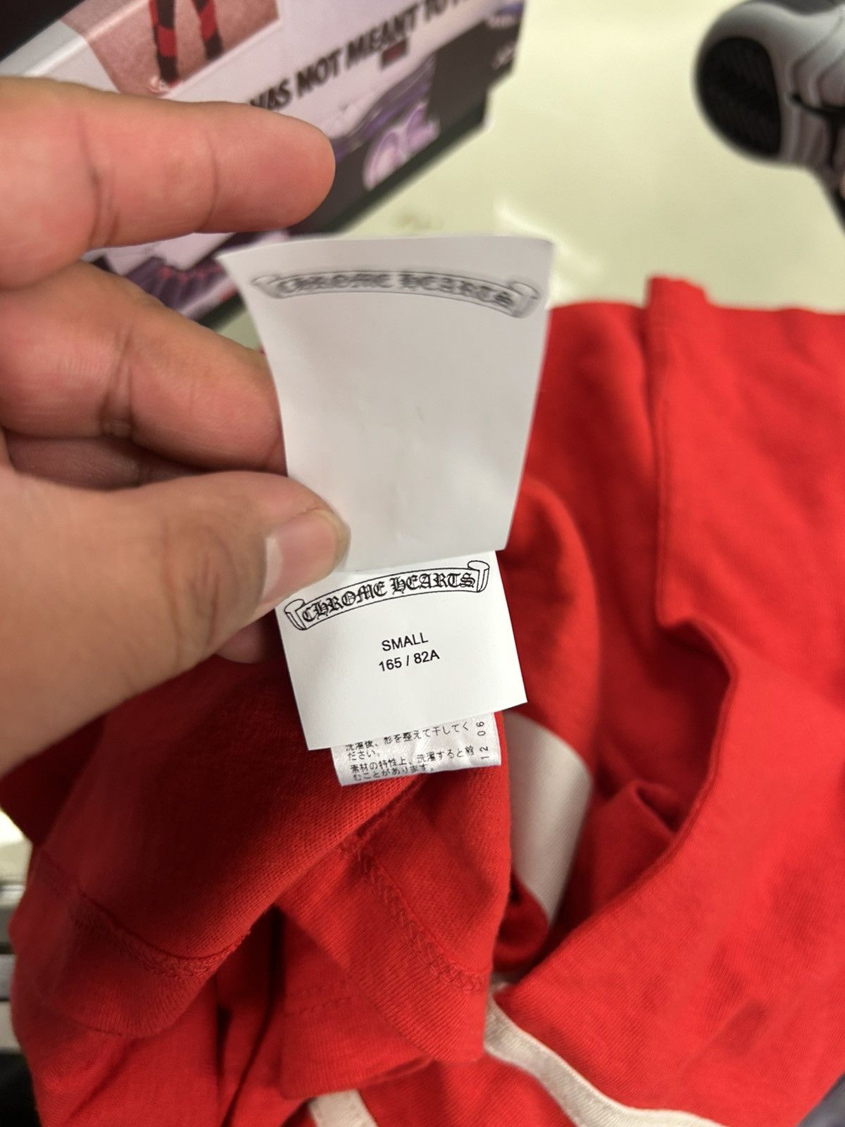 Chrome Hearts Chrome Hearts Roller Skate Horse Shoe Jersey L/S t-shirt red Size S / US 4 / IT 40 - 9 Thumbnail