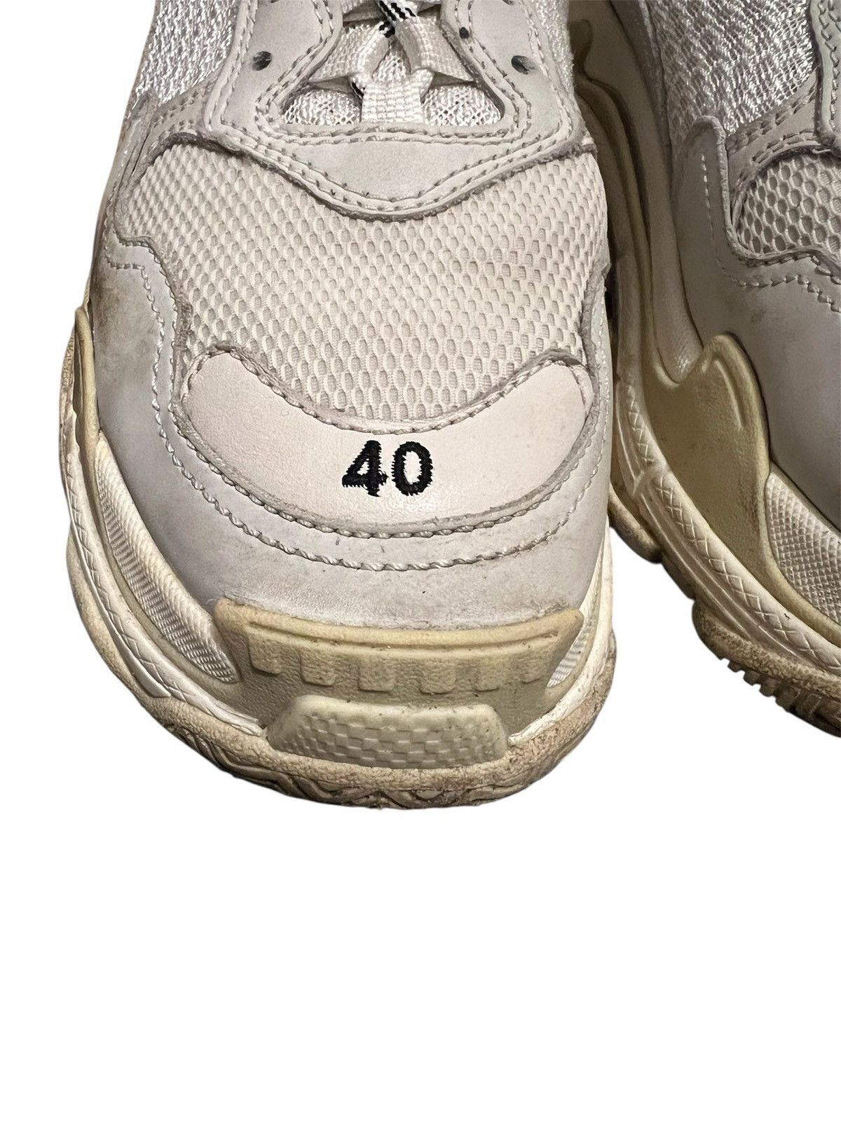Balenciaga Balenciaga Triple S Beige Size 40 Size US 7 / EU 40 - 4 Thumbnail