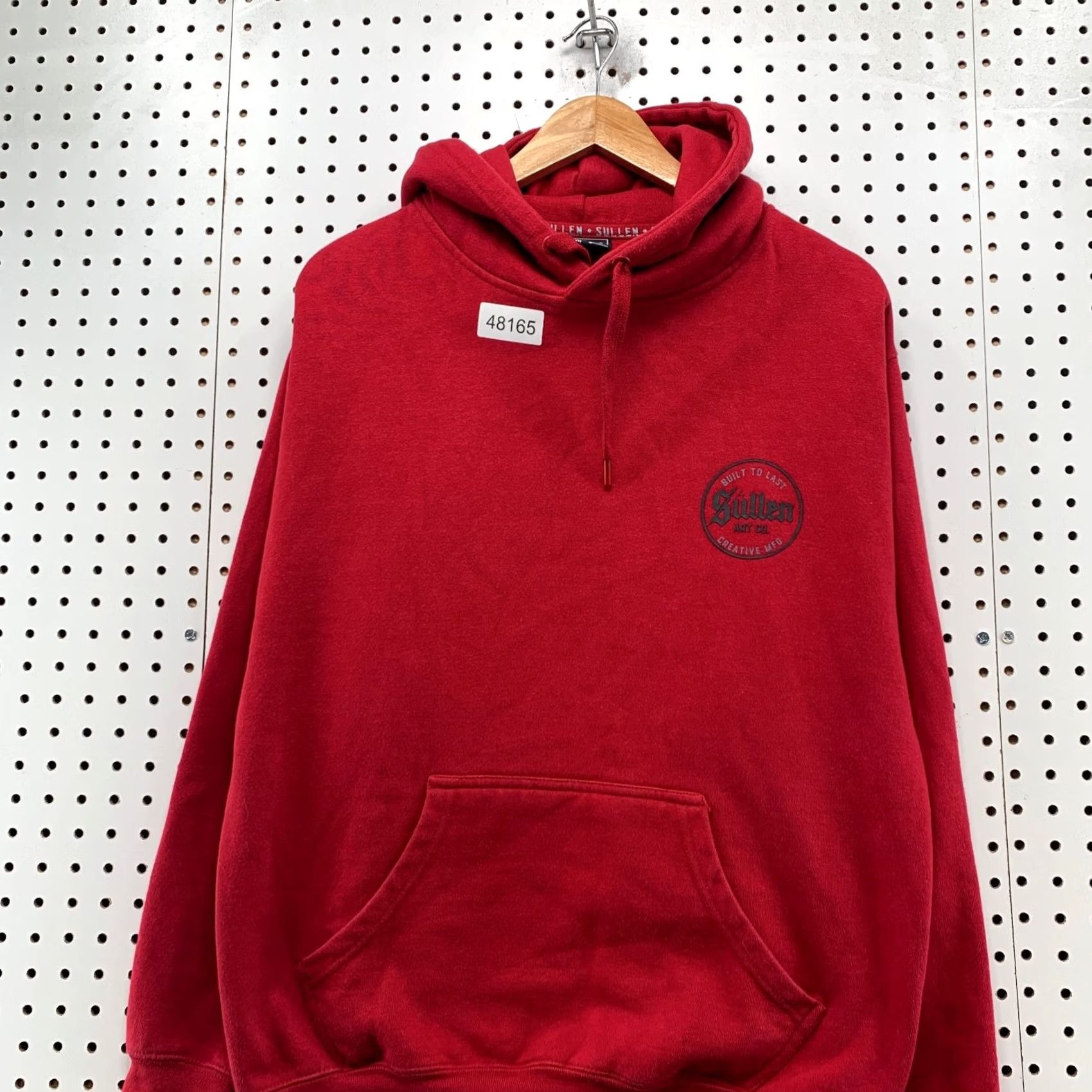 Vintage Sullen Hoodie Sweatshirt Mens Medium Red Art Collective Hooded Pullover Size US M / EU 48-50 / 2 - 5 Thumbnail