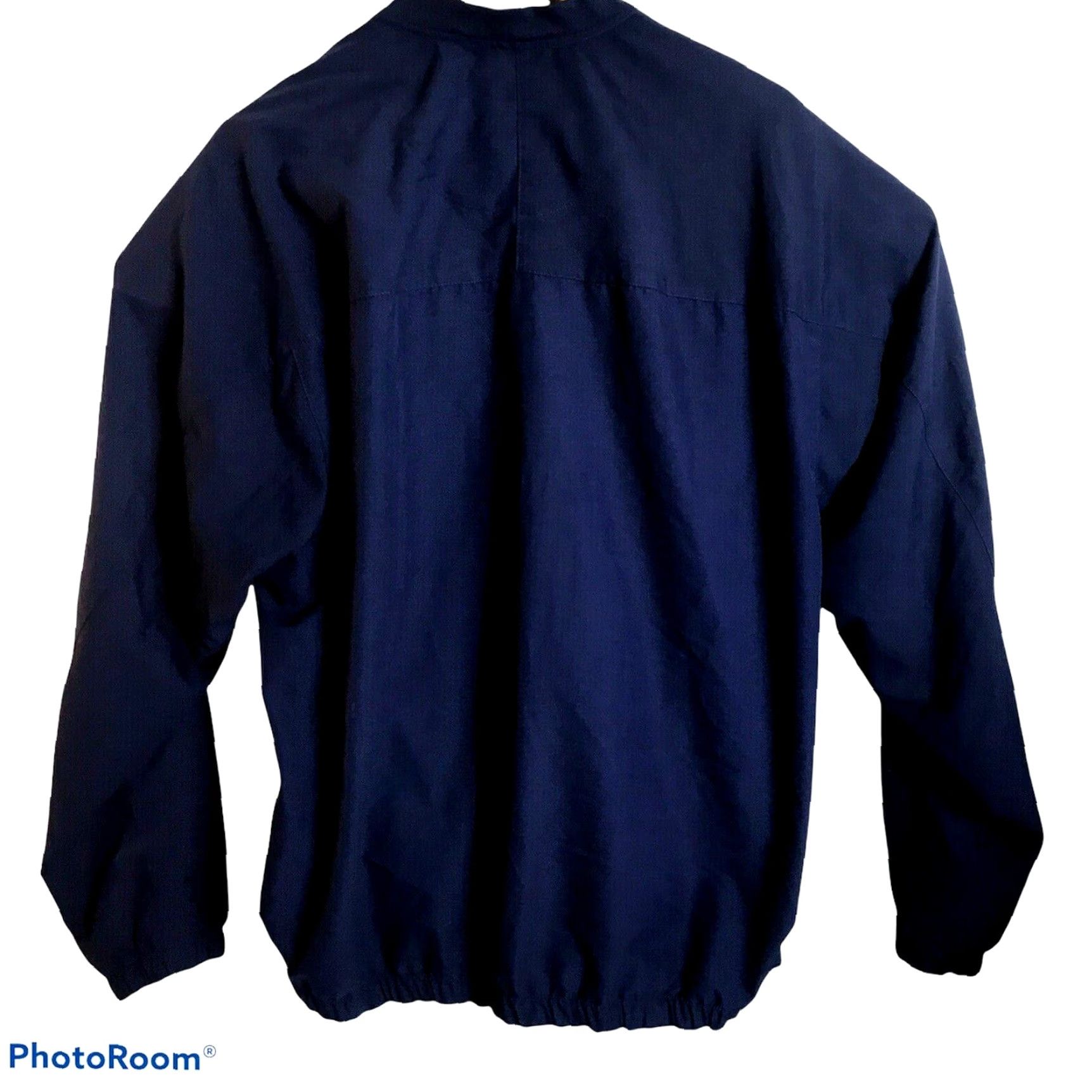Footjoy FootJoy Jacket FJ Mens L Golf V-Neck Pullover Blue Microfiber Packable Size US L / EU 52-54 / 3 - 5 Thumbnail