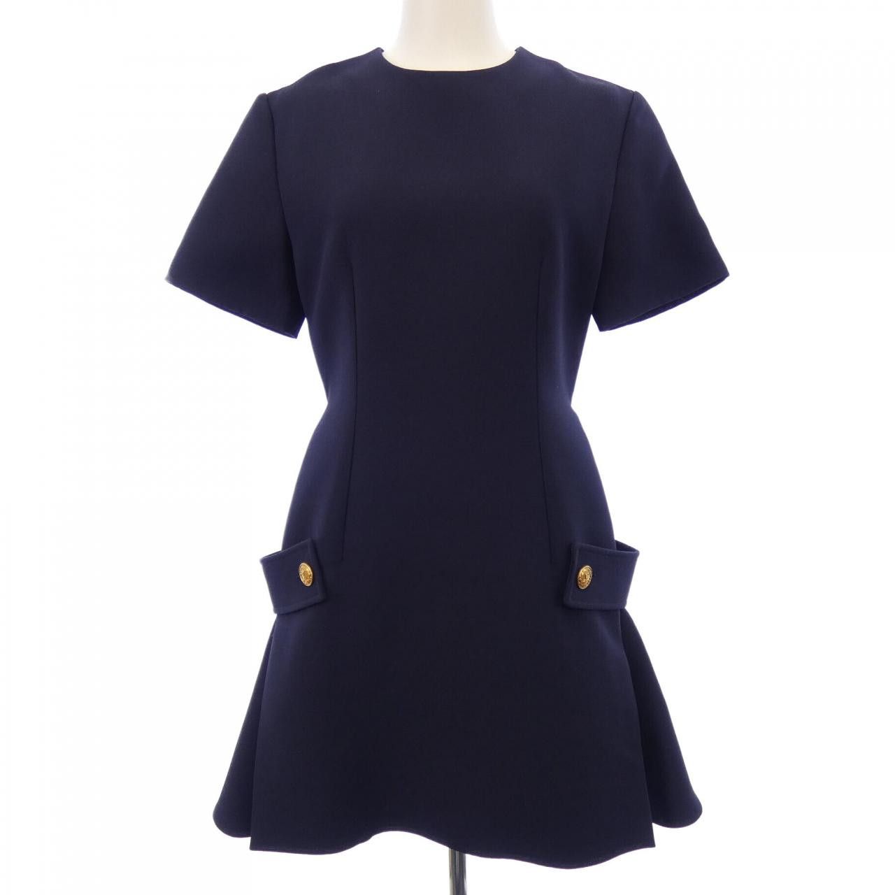 Louis Vuitton Louis Vuitton Louis Vuitton Fit and Flare Martingale Dress Textile Dresses FMDR98HZM DUTY FREE for USA Size ONE SIZE - 1 Thumbnail