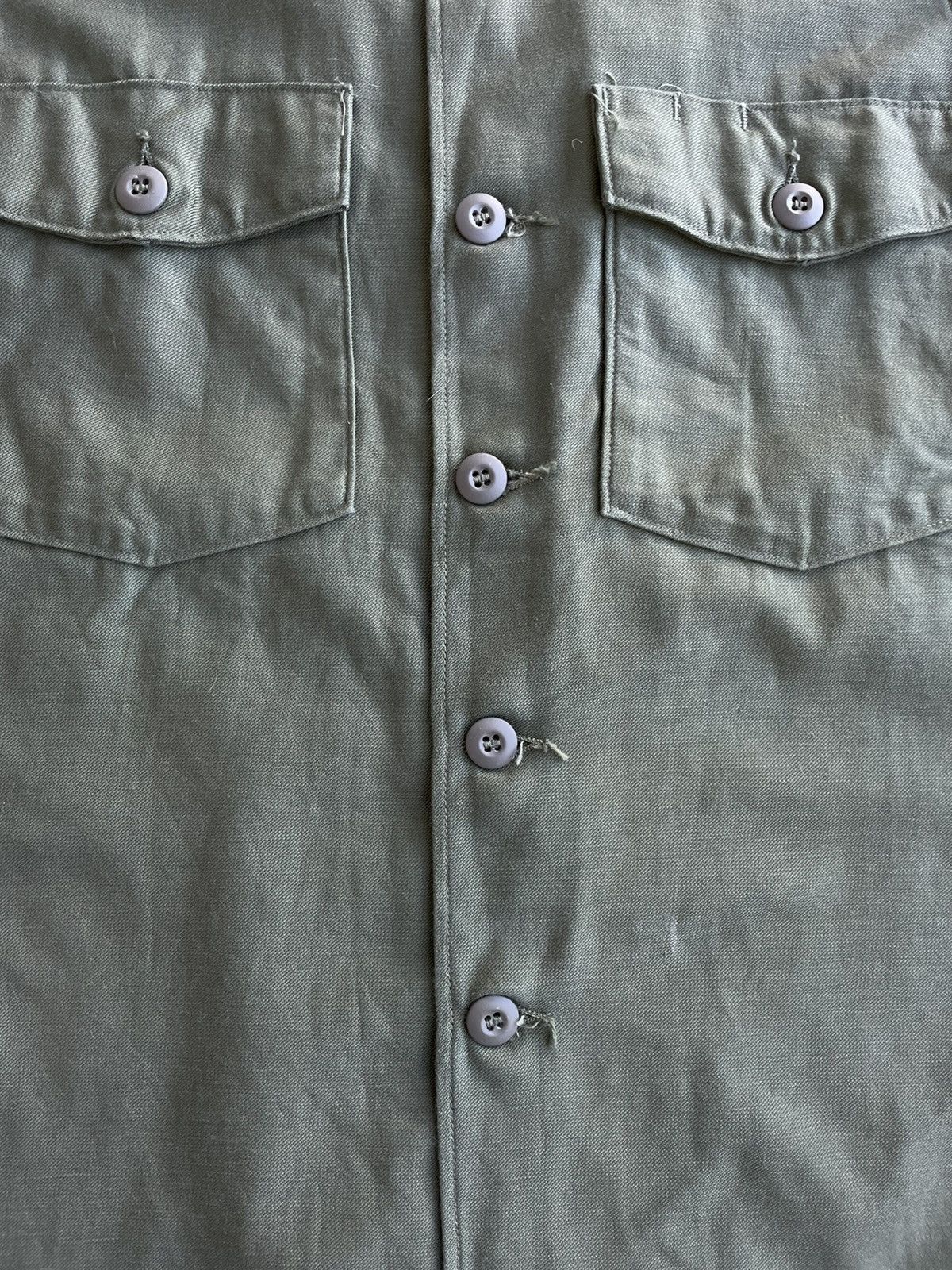 Vintage Men’s US Army Man’s Cotton Sateen OG 107 Shirt Size US S / EU 44-46 / 1 - 3 Thumbnail