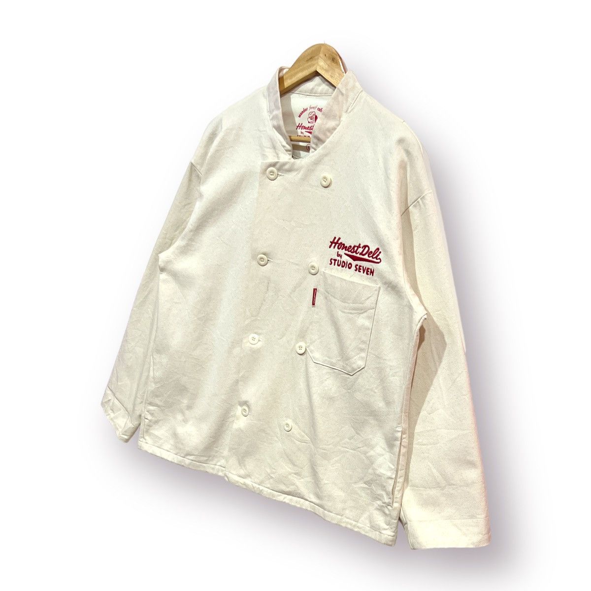 GU 🔥 HONEST DELI by. STUDIO SEVEN HICKORY NAPOLEON JACKET Size US L / EU 52-54 / 3 - 3 Thumbnail