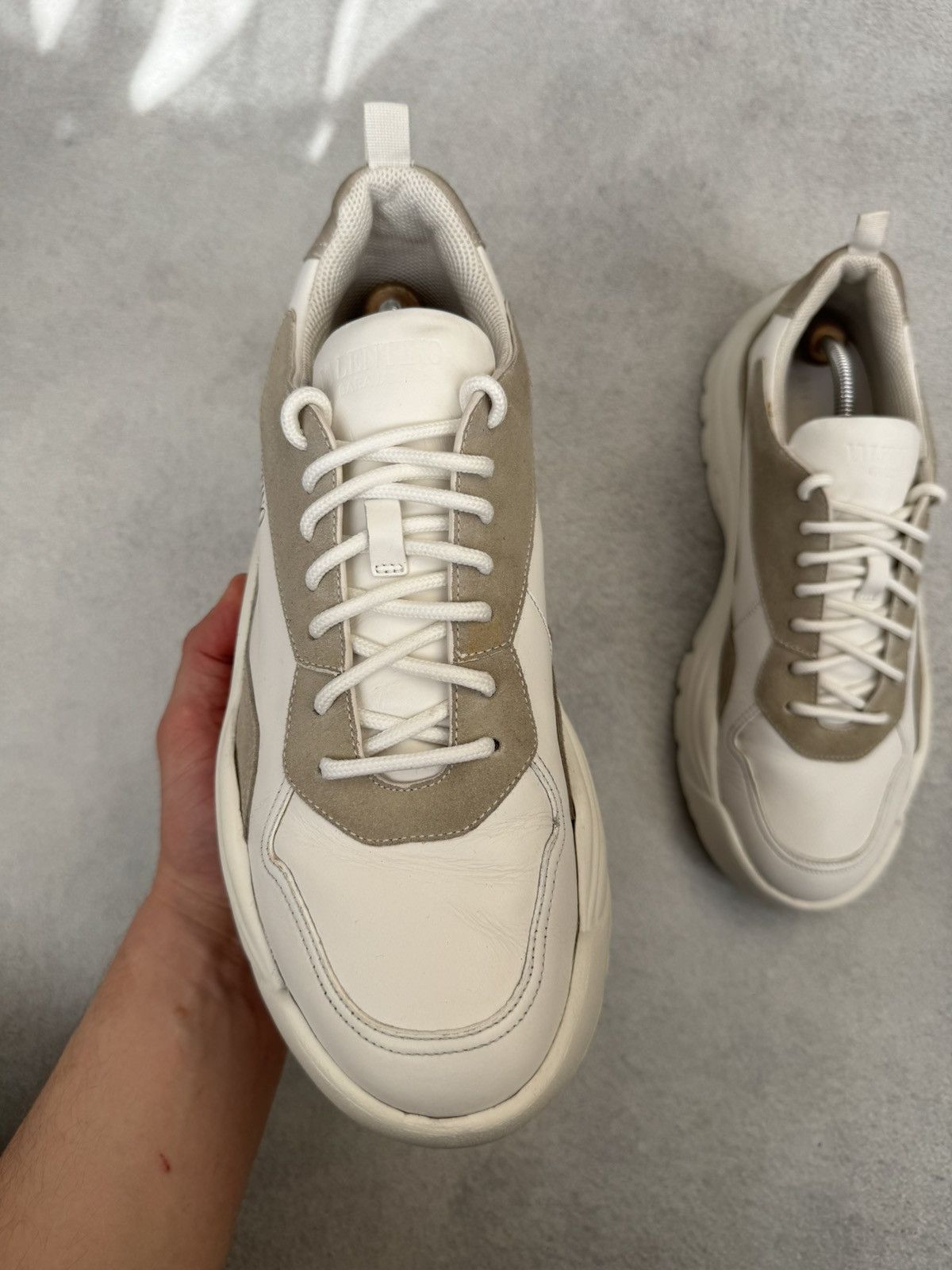 Valentino Valentino Garavani White Gumboy Calfskin Sneakers Size45 Size US 11 / EU 44 - 6 Thumbnail